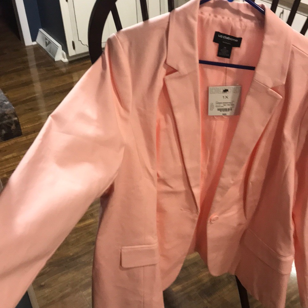 Pink suit jacket